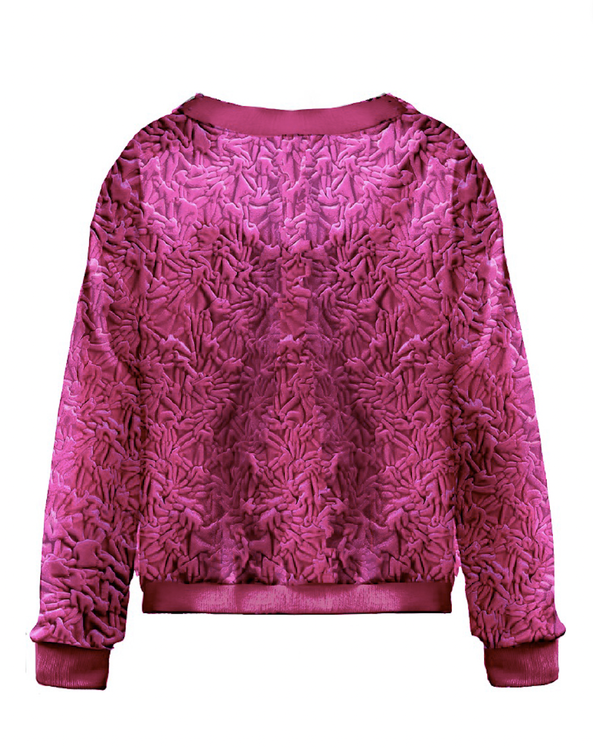 CLASSIC PINK VELVET CARDIGAN