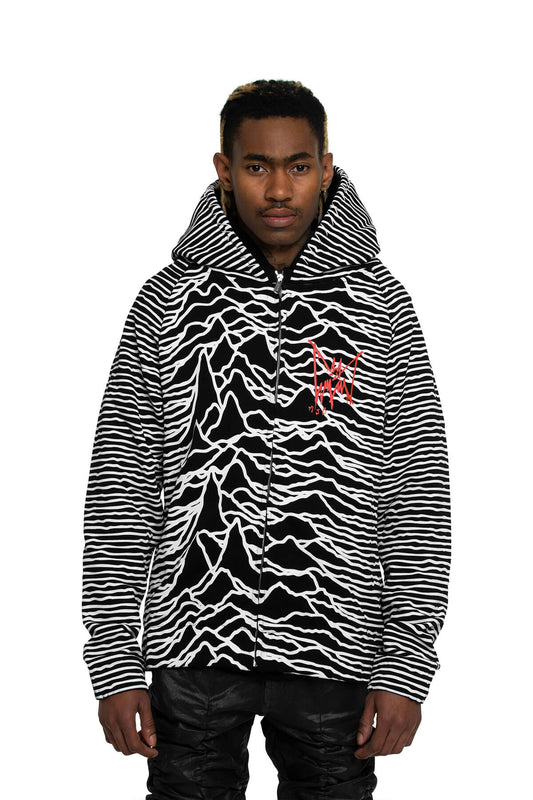 MJB X JOY DIVISION ZIP DOUBLE HOODIE - MJB