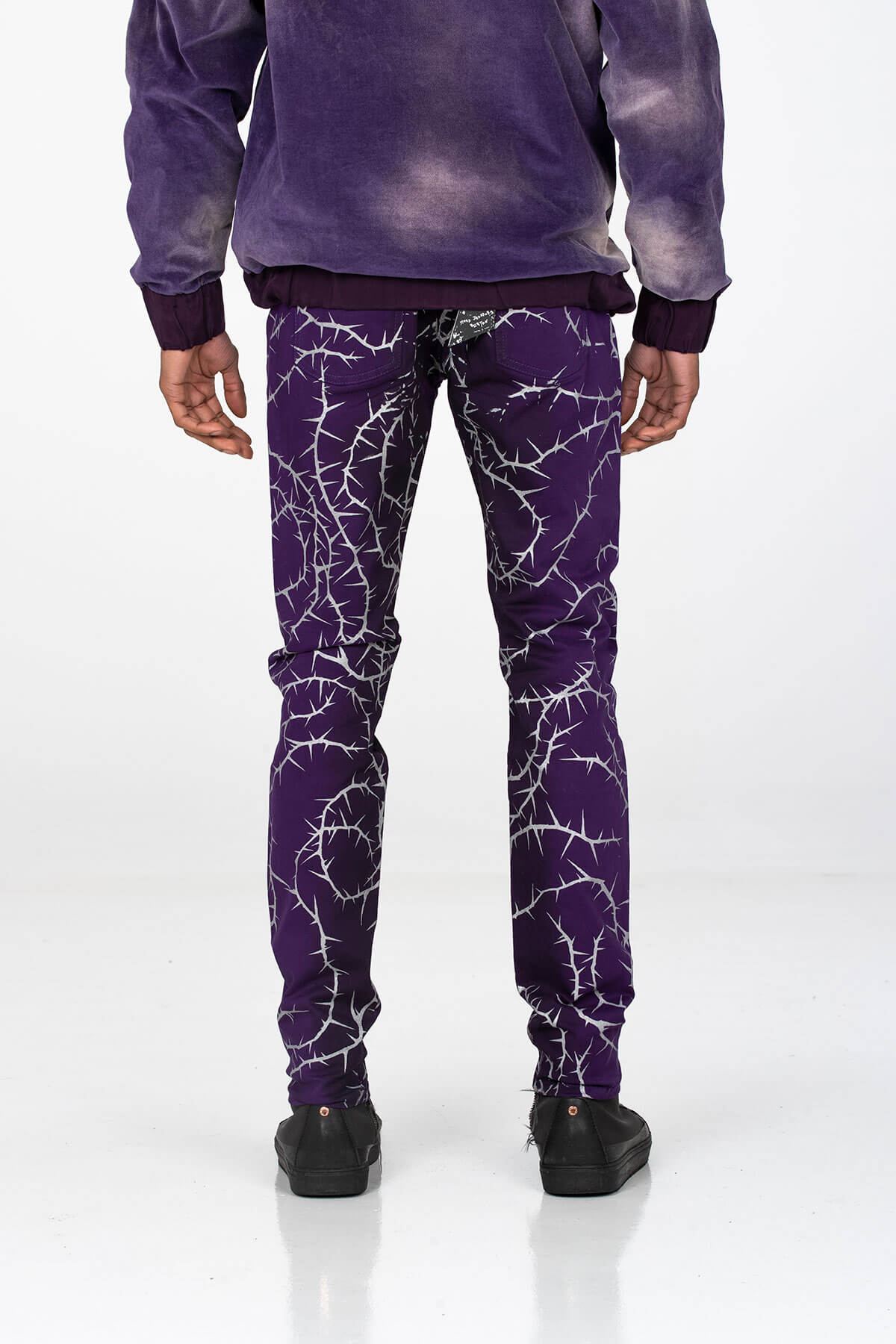 Purple tie best sale dye jeans