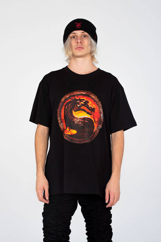 MORTAL KOMBAT X MJB CLASSIC LOGO FESTIVAL T SHIRT - MJB