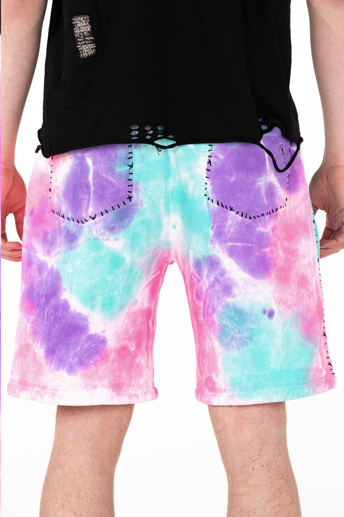 ballaholic Tie-Dye Zip Shorts - パンツ